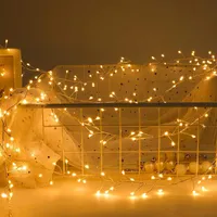 Streicher wasserdichte Kracher LED Kupferdrahtschnur Leichte Feature im Freien für die Weihnachtsfeier Hochzeit dekorierte Streicher