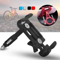Aluminium Cykeltelefon Stativhållare Anti-Slip-styrfäste för motorcykel Mountainbike Mobiltelefoner GPS-navigeringsfäste