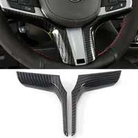 Car Accessories Steering Wheel Panel Cover Frame Sticker Trim ABS Carbon Interior Decoration for BMW X3 G01 X4 G02 2018-2020293W
