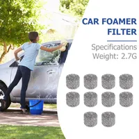 Car Sponge 10pcs Stainless Steel Foam Lance Mesh Filter For Cannon Generator Blaster Tablet Wash Bubble Foaming NetCar