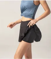 lu yoga roupas calças shorts lulu alinhados de leggings roupas de maiúsculas de cintura alta moto -calça moto de moto curto ginásio feminino
