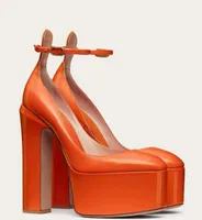 2022 Yüksek Platform T Pompaları Göster Çok Kate Kırmızı Halı Yüksek Topuklu Ayakkabılar Seksi Bayan Elbise Ayakkabı Büyük Boyut 35-43