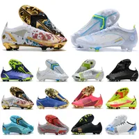Zapatos de fútbol Mercurial Superfly VI 360 Elite Neymar Blue Blue Instinto Naranja Black Boys High Football Boots Tamaño 39-45
