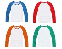 Custom Logo Long Sleeve T-Shirts Boy Girls DIY Children Shirt Solid Color Autumn Round Neck Fashion Collective Clothing 13gs Q2
