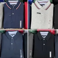 Polo de haute qualité pour hommes American Tide Brand th New brodered courte à manches courtes Coton Business Casual Casual Shirt 556