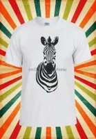 T-shirt da uomo Zebra Animal Pattern Novità Funny Men Donne Gilet Tank Top Unisex T Shirt 1054