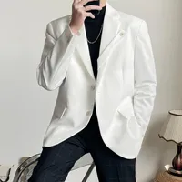 الرجال الدعاوى الحلل الربيع كامل رجل أنيق الأبيض للرجال الملابس 2022 الأزياء العصرية المنتجات أنيقة أكياس سوداء لفستان