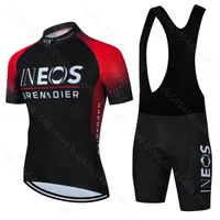 トラックスーツNew Ineos grenadier自転車プロチーム半袖Maillot Ciclismo Men's Jersey Summer Summer Boosable Cycling Clothing Sets
