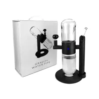 Glass Bong Gravity Hookah Kit Smoke Accessory 360 Degree Power Recycler Shisha Water Pipes R￶ker cigarett