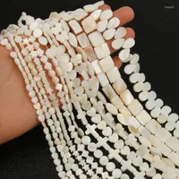 Autre coquille à plusieurs étages Mère des perles de perles lâches charms Waterdrop Heart Flower Cross Star Forme For Boho Women Jewelry Making Rita22