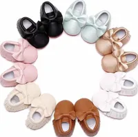 Baby First Walker Scarpe per scarpe per scarpe casual neonati per bambini BOWKNOT SCARPA PU ROSSA PU REDA DI GUSTA SOLO