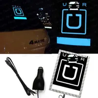 Ub Blue LED Sign Light Car Window Powered On Off Switch Reproduction for taxi drivers325h
