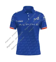 BWT F1 Alpine 2022 Takım Polo Gömlek Formül 1 Yarış Takımı Alpe Yakası T-Shirt Fan Partisi Moto Motosiklet Üniformaları01 SS11
