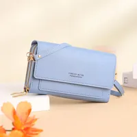 Evening Bags Women Handbags PU Leather Crossbody Phone Purse Card Holders Large Capacity Shoulder Flap Drop