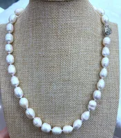 Belle 18-25 pouces Natural 10-13mm South Sea Baroque Pearlnecklace