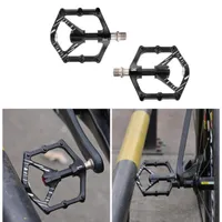 Pédales de vélo en gros 2pcs 3 roulements en aluminium magnétique alliage non glissé à vélo pour le cyclisme de la route de montagne