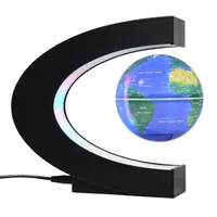 Magnetische levitatie -bol drijvende led wereldkaart elektronische antigravity lamp nieuwigheid ballicht thuis ornamenten decoratie geschenken 220505