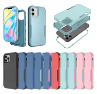 Military Grade Shockproof Phone Cases For Iphone 14 13 12 11 Pro Max Heavy Duty 3 IN 1 Hybrid PC TPU Anti-Drop XSMAX XR XS X 8 7 6 Plus Full Protection Phone Case