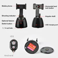 Smart AI Face Recognition 360 Mobile Phone PTZ Camera Accessories Magnetic Case Cover Dvr Camera 'S Digitale Camcorders Nacht292V