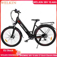 無料のVAT EUストックウェルキン36V 10.4AH 350Wモーター27.5インチタイヤWKEM002登山Eバイクアダルトエレクトリックバイク