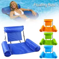 Zomer opblaasbare drijvers drijvende watermatrassen hangmat lounge stoelen zwembad float sportspeelgoed tapijtaccessoires