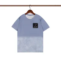 Summer Designer T-shirt Losse Slanke Manner Merk Coat Casual Shirt Brief Afdrukken Hoogwaardige Kleding Straat Kleding Kleding Cym5