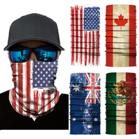 Bandanas Flag National Buff Scarf Bandana Facing Face Mask Mask Gaiter Diadema Balaclava Tubo Escudo Skiing Corberchief