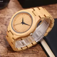 Quartz Watch Bamboo Watches Serie Freizeitgeschäft grenzüberschreitend All-Bambus