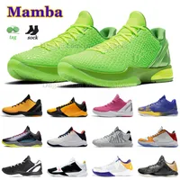 Kobes Mambas Basketball Shoes Men 5 Protro Bruce Lee Del Sol 6 Mambacita Grinch Chaos Lakers Mens Mens Outdoor Trainers Sneakers Laker Blue Purple