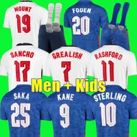 ENGLAND Angleterre maillot de foot coupe d'Europe 2020 KANE STERLING VARDY RASHFORD DELE 20 21 équipes nationales maillots de football hommes + enfants kit uniformes de la