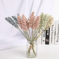Decorative Flowers & Wreaths Bundle 6 Heads Artificial Foam Lavender Fake Plant Wedding Flower Home DIY Vases For Decoration AccessoriesDeco
