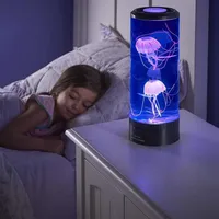 Light de nuit LED The Hypnoti Jellyfish Aquarium Seven Color LED Ocean Lantern Light Decoration Lampe For Children Room Kids Gift Y2239E