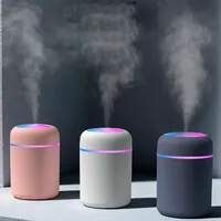 Portable 300ml Humidifier USB Ultrasonic Dazzle Cup Aroma Diffuser Cool Mist Maker Air Purifier with Romantic Light 220715