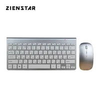Zienstar Russian Slim 2.4g Combo de mouse de teclado sem fio para MacBook caixa de TV para laptop PC Smart com receptor USB 2106103206
