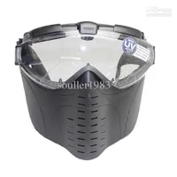 Novo ventilador elétrico marui anti-nebro ventilado airsoft Paintball máscara facial completa 184q