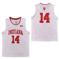 NCAA Indiana Hoosiers 2020 College Basketball Jersey NCAA 14 모든 스티치 및 자수 남성 청소년 크기