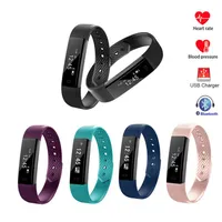 ID115HR Smart Bracelet Watch Blood Pressure Heart Rate Monitor Smart Watch Fitness Tracker Waterproof Smart Wristwatch For iPhone 2785