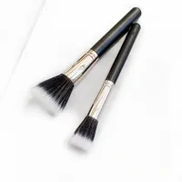 Duo Fibre Face Makeup Pantilling Brush 187/188 Grand / petit Multipurper Lightweight Foundation Powder Foundation Blush Lightlighter BEAGLE2672