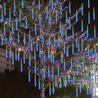 Sznurki LED 30/50 cm 8 meteor meteor prysznic deszcz sznur lampa uliczna lampa girlanda na zewnątrz dekoracje choinki ślubne wróżki ogrodowe