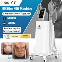 2022 EMS RF spierstimulatormachine Emslim Neo Body Slimming High Intensity Electro Magnetische EMT Build Muscle HIEMT Pro Max 4 handgrepen