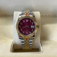 Mens Ladies Universal Relógio Mecânico Automático 36mm 904L Todos os Aço Antelhado Satiz Sapphire Luminous Sports Designer Watches Montre de Luxe