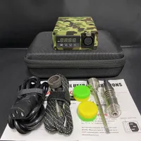 Portable oil rig banger electric dab nail kits Enail coil heater glass water bong
