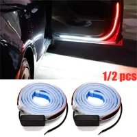 ?Car Door Opening Warning LED Lights Welcome Decor Lamp Strips Anti Rear-end Collision Safety Universal Car Interior Accessories