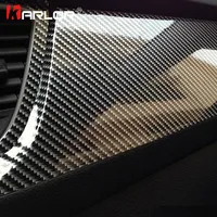 High Glossy 5D Carbon Fiber Wrapping Vinyl Film Motorcycle Tablet Stickers And Decals Auto Accessories Car Styling