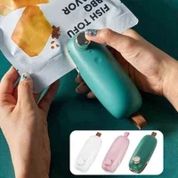 Vacuum Sealer Machine Kitchen Accessories Food Sealing Device Plastic Bag Sealer Home Appliance Tools Cooking Appliances Y220428