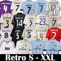 Finais Jersey de futebol retro Ramos Seedorf Carlos 13 14 15 16 Futebol Madries Ronaldo Zidane Beckham Raul Redondo 94 95 96 97 98 99 00 01 02 03 04 05 06 07 Figo Shirts