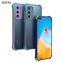 Shockproof Bumper Armor Phone Case For Huawei P30 P40 Lite 5G Mate 20 30 Pro Nova 5 6 7 SE Camera Protection Clear Hard PC Cover