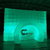 Free ship New Style colourful led light Camera Shape Inflatable Photo Booth cube photobooth Tent Wedding house for Advertising Party Event