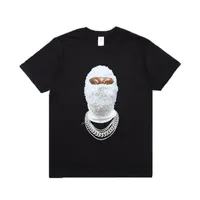 Ih nom uh nit t camiseta hip hop streetwear camisas en 3D enmascaradas de diamantes moda 1 camiseta de algodón de skate de alta calidad
