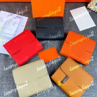 Designer Wallets Women Wallet 5 Colors 8088 Zip Pocket 2 Cash Slots Purses Designer Bags